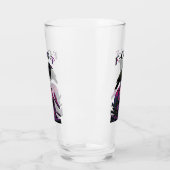 F-Caw-F Funny Black Crow Bird Glas (Links)