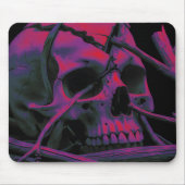 F-Caw-F Funny Black Crow Bird Mousepad (Vorne)