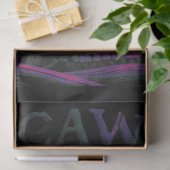 F-Caw-F Funny Black Crow Bird Seidenpapier (Geschenk)