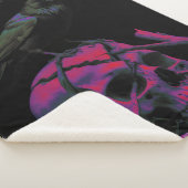 F-Caw-F Funny Black Crow Bird Sherpadecke (3/4)