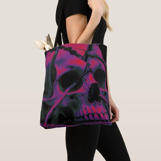 F-Caw-F Funny Black Crow Bird Tasche (Von Nahem)
