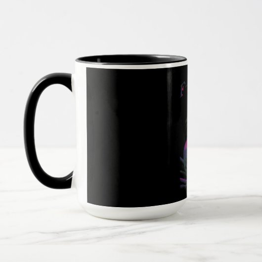 F-Caw-F Funny Black Crow Bird Tasse (Links)
