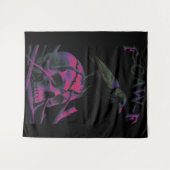 F-Caw-F Funny Black Crow Bird Wandteppich (Vorderseite (Horizontal))