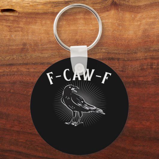 F-Caw-F Funny Casual Schlüsselanhänger (Vorderseite)