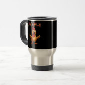 F-Caw-F Funny Chicken Classic Aesthetic Design Reisebecher (Vorderseite Links)