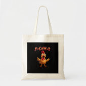 F-Caw-F Funny Chicken Classic Aesthetic Design Tragetasche (Vorne)