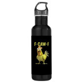 F-Caw-F Funny Chicken Classic Creative Casual Edelstahlflasche (Vorderseite)