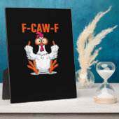 F-Caw-F Funny Chicken Classic Minimal Clean Fotoplatte (Seite)