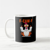 F-Caw-F Funny Chicken Classic Minimal Clean Kaffeetasse (Links)