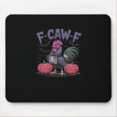 F Caw F Funny Chicken Classic Simple Clean Style Mousepad (Vorne)
