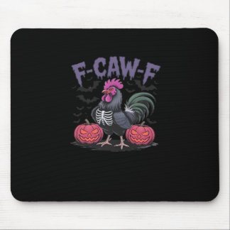 F Caw F Funny Chicken Classic Simple Clean Style Mousepad