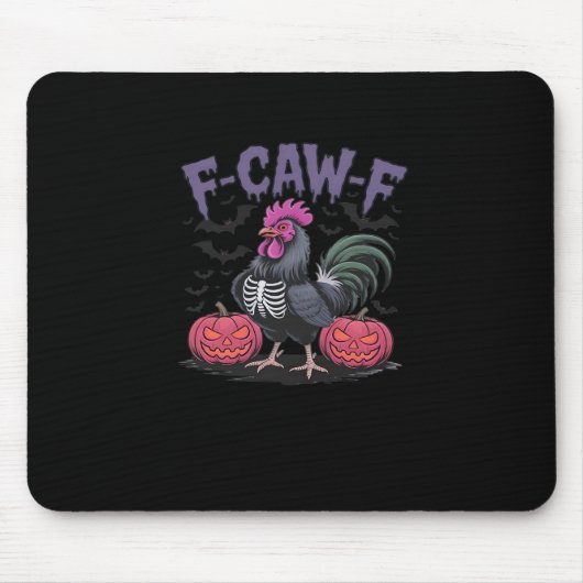 F Caw F Funny Chicken Classic Simple Clean Style Mousepad (Vorne)