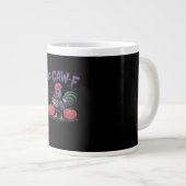 F-Caw-F Funny Chicken Classic Simple Style Jumbo-Tasse (Vorderseite Rechts)