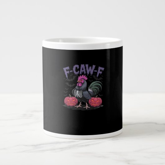 F-Caw-F Funny Chicken Classic Simple Style Jumbo-Tasse (Vorderseite)