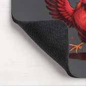 F-caw-f Funny Chicken Humor F-caw-f Quote Valentin Mousepad (Ecke)