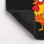 F-caw-f Funny Chicken Humor Quote Rooster Meme  Mousepad (Ecke)