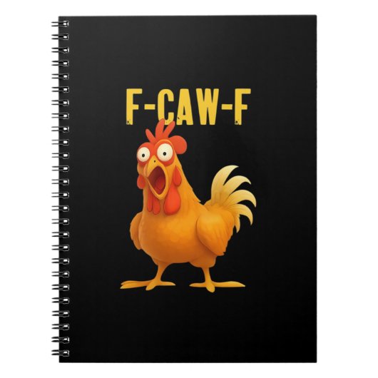 F-Caw-F Funny Chicken Meme Funny Trendy Notizblock (Vorderseite)