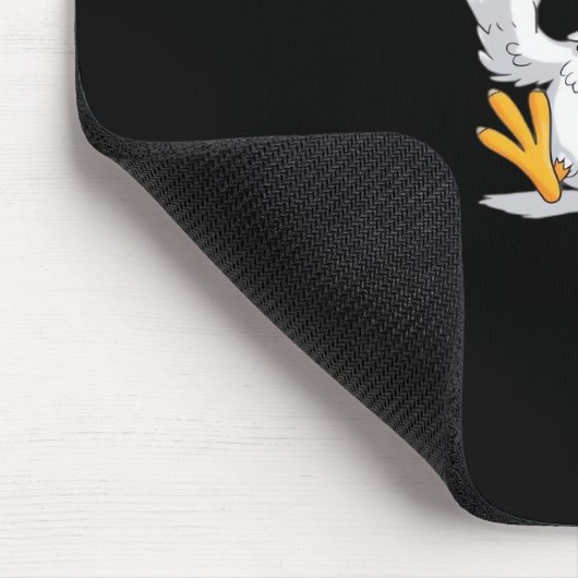 F-Caw-F Funny Chicken Retro Classic Mousepad (Ecke)