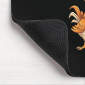 F-Caw-F Funny Chicken Saying Rooster Meme Sarcasti Mousepad (Ecke)