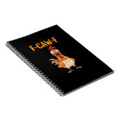 F-Caw-F Funny Chicken Saying Rooster Meme Sarcasti Notizblock (Rechte Seite)