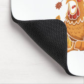 F-caw-f Funny Chicken Thanksgiving Humor Quote Roo Mousepad (Ecke)