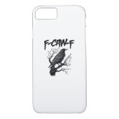F-Caw-F Funny Crow Essential Cool Unique Case-Mate iPhone Hülle (Rückseite)