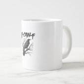 F-Caw-F Funny Crow Essential Cool Unique Jumbo-Tasse (Vorderseite Rechts)