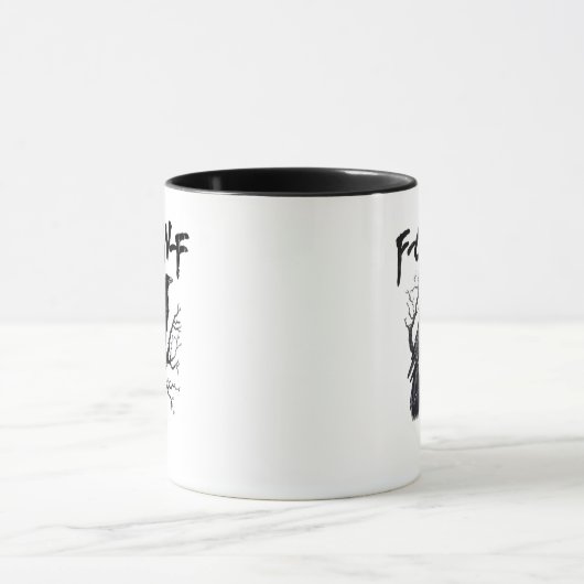 F-Caw-F Funny Crow Essential Cool Unique Tasse (Zentrum)