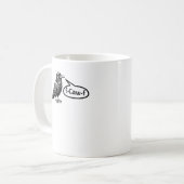 F-Caw-F Funny Crow Raven Pun F-Off Subtle F-Bomb Kaffeetasse (Vorderseite Links)