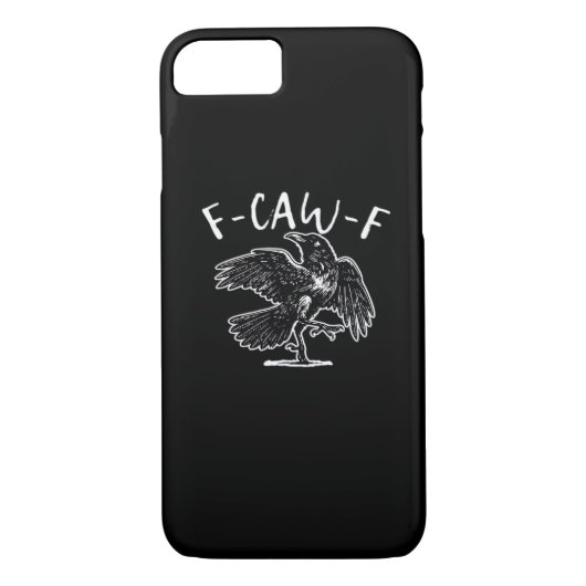 F Caw F Funny Design Case-Mate iPhone Hülle (Rückseite)