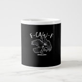 F Caw F Funny Design  Jumbo-Tasse (Vorderseite)