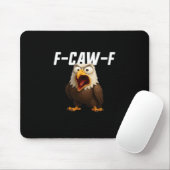F-Caw-F Funny F-Caw-F Gear Retro Classic Mousepad (Mit Mouse)