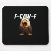 F-Caw-F Funny F-Caw-F Gear Retro Classic Mousepad (Vorne)
