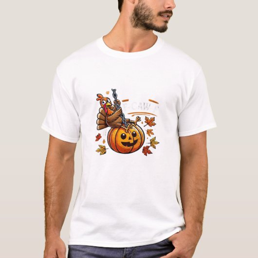 F-Caw-F Funny For Men Women Thanksgiving-Christmas T-Shirt (Vorderseite)