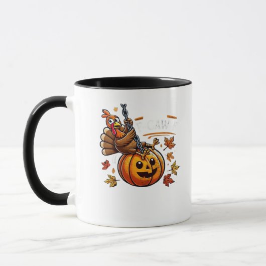 F-Caw-F Funny For Men Women Thanksgiving-Christmas Tasse (Links)