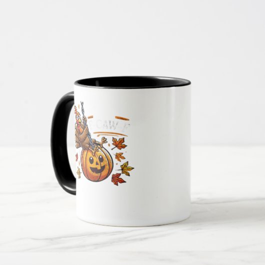 F-Caw-F Funny For Men Women Thanksgiving-Christmas Tasse (Vorderseite Links)