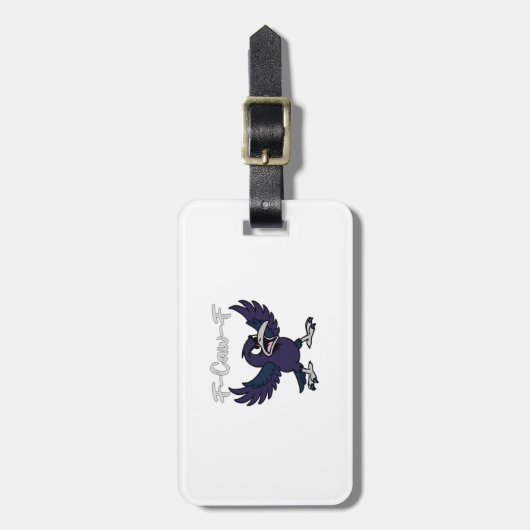 F-Caw-F Funny Gepäckanhänger (Vorderseite vertikal)