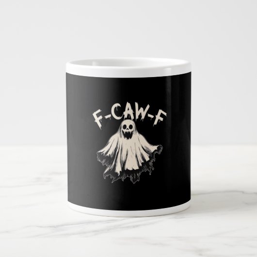 F-Caw-F Funny Humor Cool Unique Jumbo-Tasse (Vorderseite)