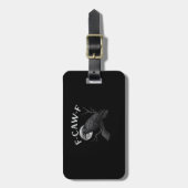 F-Caw-F Funny Quote Gepäckanhänger (Vorderseite vertikal)