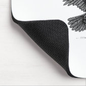 F-Caw-F Funny Raven Crow Spooky Season Creative Ca Mousepad (Ecke)