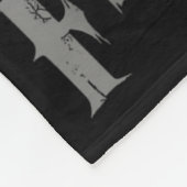 F-caw-f Funny Raven Gothic Crow Black Bird Hallowe Fleecedecke (Ecke)