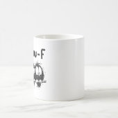 "F-Caw-F" Funny Startled Birds Mug Kaffeetasse (Mittel)