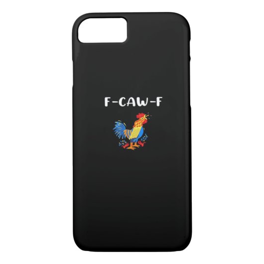 F-Caw-F Funny Trendy Case-Mate iPhone Hülle (Rückseite)