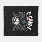 F-Caw-F Funny Trendy Fleecedecke (Vorderseite (Horizontal))