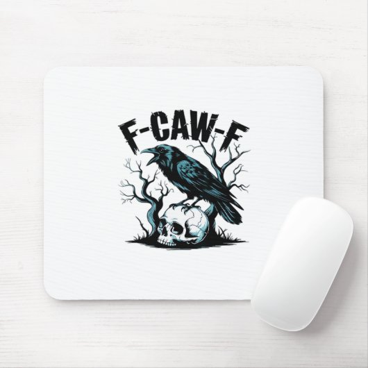 F-Caw-F Funny Trendy Mousepad (Mit Mouse)