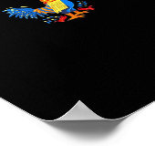 F-Caw-F Funny Trendy Poster (Ecke)