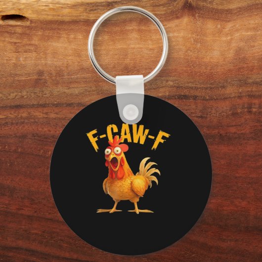F-Caw-F Funny Unique Schlüsselanhänger (Vorderseite)
