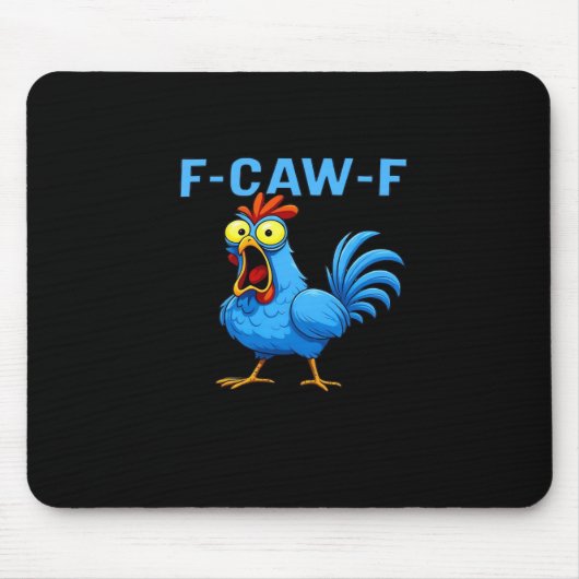 F-Caw-F Graphic Gear Creative Design Mousepad (Vorne)