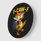 F Caw F Große Wanduhr (Winkel)