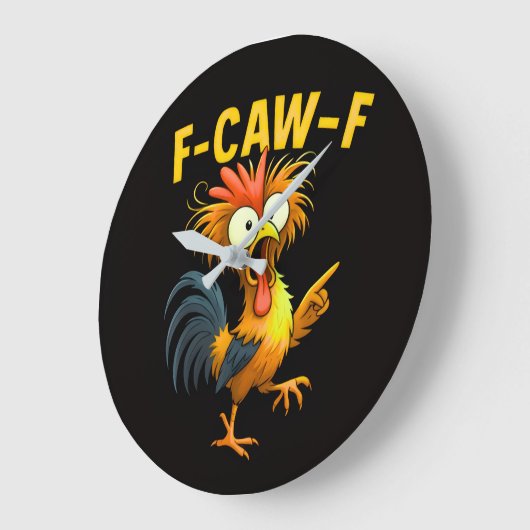 F Caw F Große Wanduhr (Winkel)